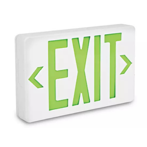 Exit sign