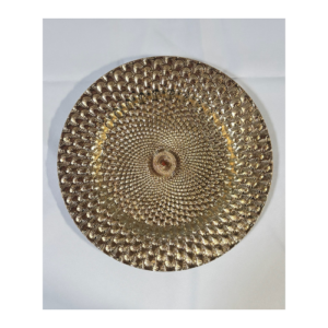 Charger Plate Beaded (Gold)