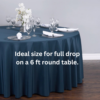 Round Table Linen (132") - Image 5