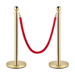 2 Stanchion With Rope