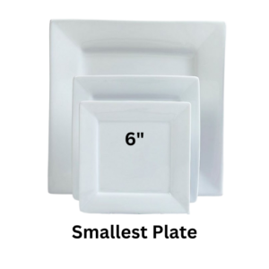 Square Dinner Plate (6″,...