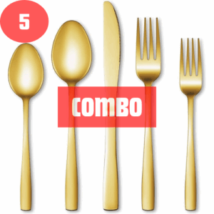 Gold Set Flatware