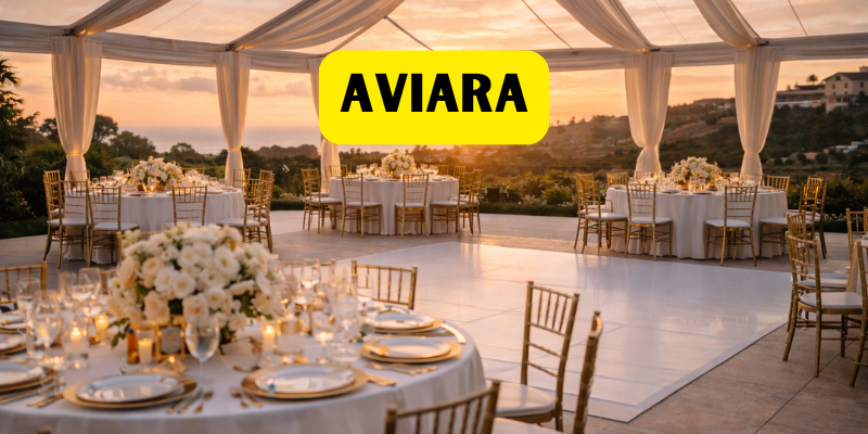 Aviara – Luxury Resort Sunset Wedding party rentals