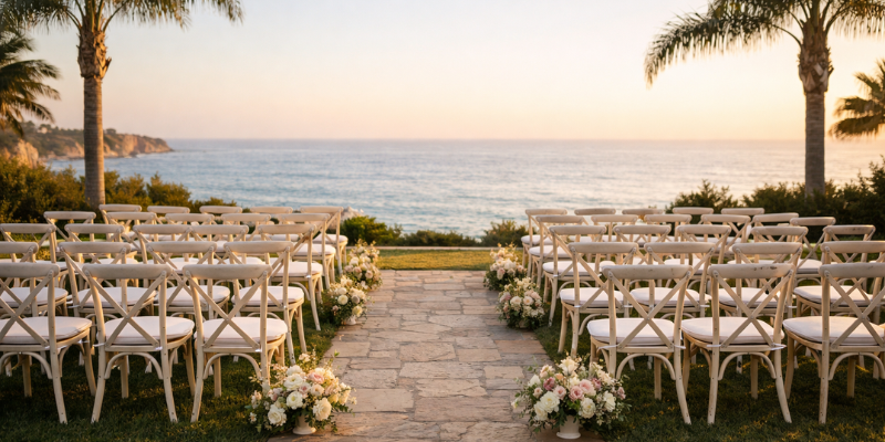 Carlsbad Oceanfront Wedding Ceremony Rentals