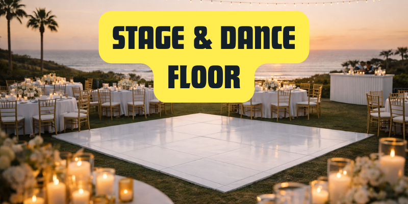 Stage & Dance Floor rentals in Carlsbad