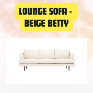 Lounge Sofa Beige Betty...