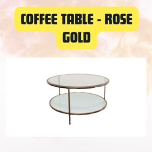 Coffee Table Rose Gold...