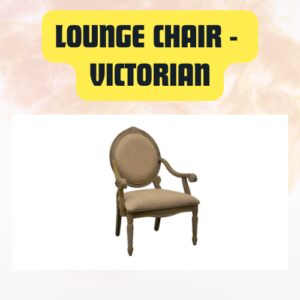 Lounge Victorian Chair | Elegant Accent Chair (Classic Design)