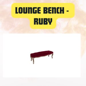 Lounge Ruby Bench |...