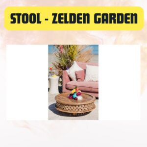 Zelden Garden Stool Rental – Decorative Outdoor & Indoor Accent Stool