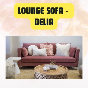Lounge Sofa Delia Mauve...