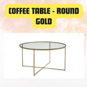 Coffee Table Round Gold...
