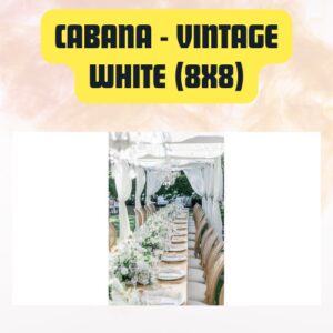 Cabana Vintage white wooden...