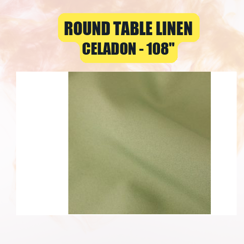 Round Table Linen 108" | Floor-Length Fit for 48" Round Tables | 40+ Color Options - Image 9
