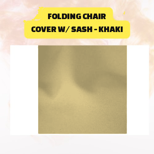 Folding Chair Cover with Sash – Elegant Event Chair Cover (Multiple Colors) - Image 26
