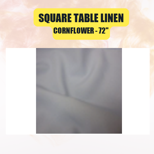 Square Table Linen, 72" | Elegant Event Tablecloth in 40+ Colors - Image 15
