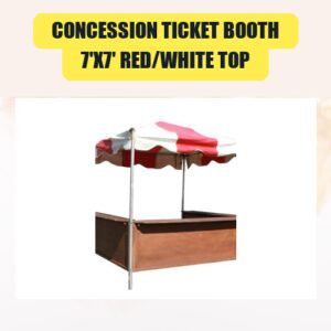Concession Ticket Booth 7’x7′...