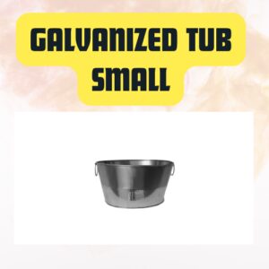 Galvanized Metal Tub Small
