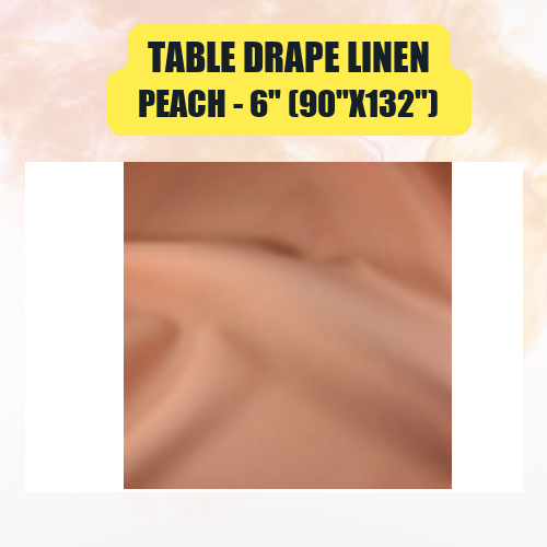Table Drape Linen 6" (90"x132") | Floor-Length Banquet Table Linen - Image 34