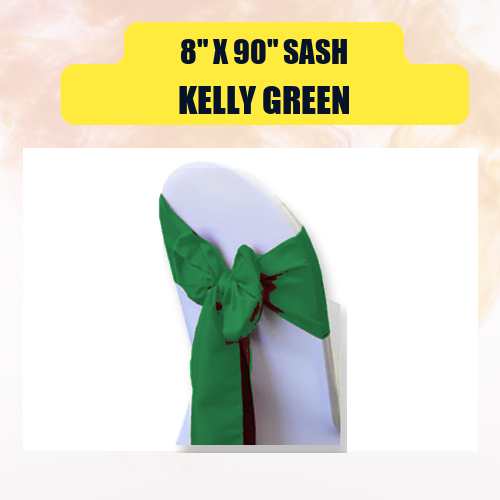 Sash 8" x 90" | Chair Sash Linen for Weddings & Events - Image 25