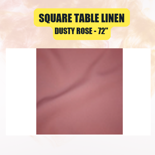 Square Table Linen, 72" | Elegant Event Tablecloth in 40+ Colors - Image 16