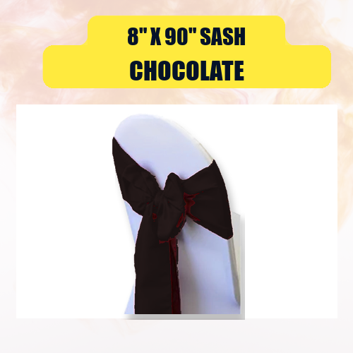 Sash 8" x 90" | Chair Sash Linen for Weddings & Events - Image 12