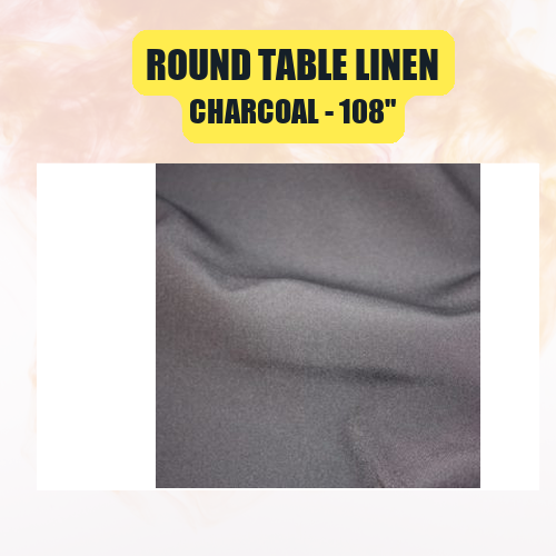 Round Table Linen 108" | Floor-Length Fit for 48" Round Tables | 40+ Color Options - Image 10