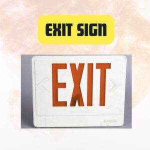 Plastic Exit Sign |...