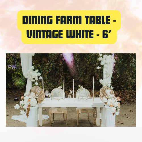 Farmhouse Dining Table – Wooden Rectangular Farm Table (Seats 6–8) 6' - Image 5