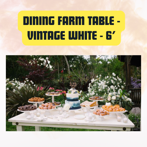 Farmhouse Dining Table – Wooden Rectangular Farm Table (Seats 6–8) 6' - Image 6