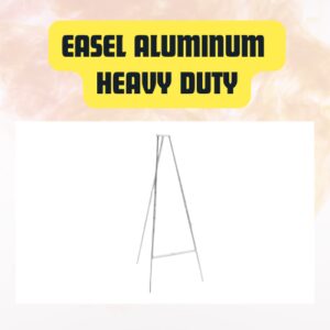 Easel Aluminum Heavy Duty Aluminum Easel Stand | Adjustable, Lightweight & Durable Display Easel