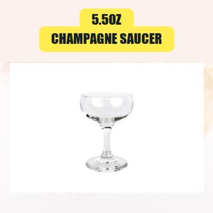 5.5oz Champagne Saucer |...