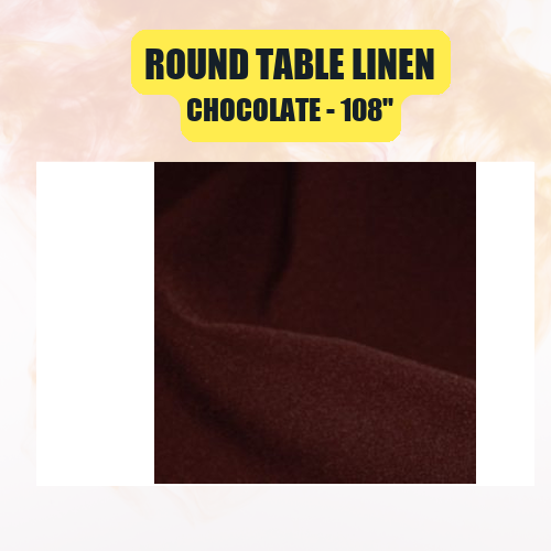 Round Table Linen 108" | Floor-Length Fit for 48" Round Tables | 40+ Color Options - Image 11