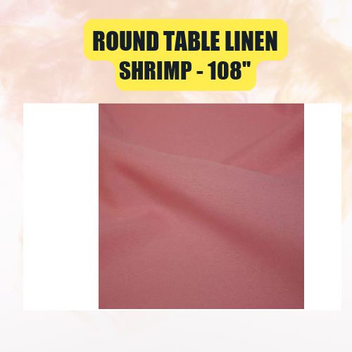 Round Table Linen 108" | Floor-Length Fit for 48" Round Tables | 40+ Color Options - Image 46