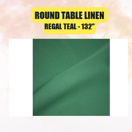 Round Table Linen 132" | Floor-Length Tablecloth for 72" Round Tables - Image 42