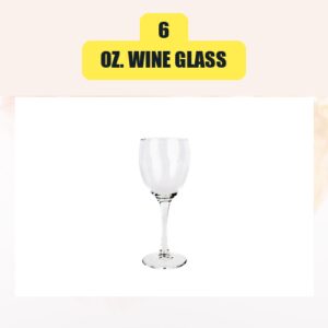 6 oz. Wine Glass...