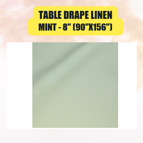 Table Drape Linen, 8" (90"x156") - Image 30