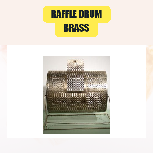 Raffle Drum, Brass | Concession Equipment Rental for Events