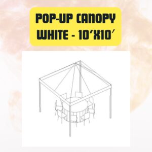 White Pop-Up Vinyl Canopy...