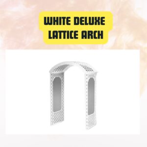 White Deluxe Lattice Arch...
