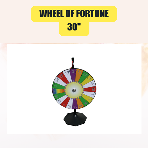 Wheel Of Fortune, 30" | Table Game Rental for Parties & Events