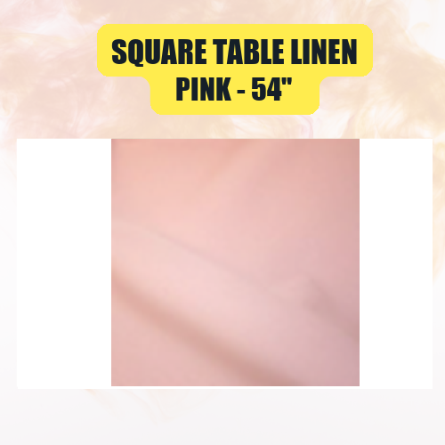 Square Table Linen 54" | Premium Overlay Tablecloth in 40+ Colors - Image 35