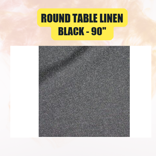 Round Table Linen 90" | Premium Event Tablecloth | 40+ Colors Available - Image 3