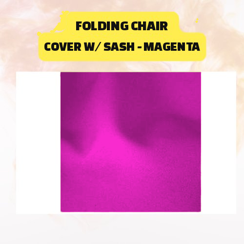 Folding Chair Cover with Sash – Elegant Event Chair Cover (Multiple Colors) - Image 29