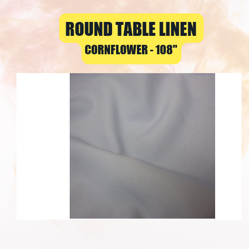 Round Table Linen 108" | Floor-Length Fit for 48" Round Tables | 40+ Color Options - Image 15