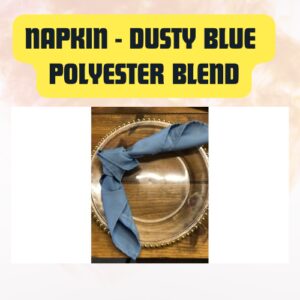 Napkin Dusty Blue Polyester Blend Cloth | Elegant Event & Wedding Table Linen
