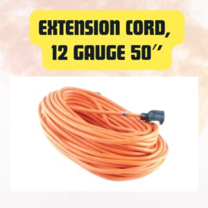 50′ Extension Cord, 12 Gauge