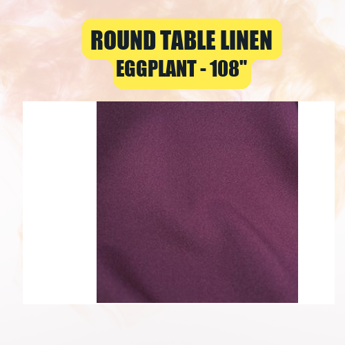 Round Table Linen 108" | Floor-Length Fit for 48" Round Tables | 40+ Color Options - Image 17