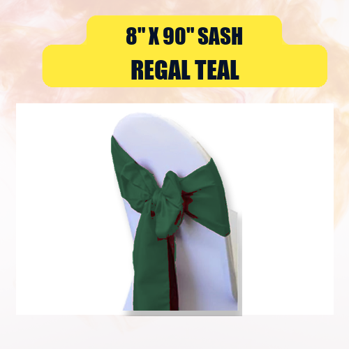 Sash 8" x 90" | Chair Sash Linen for Weddings & Events - Image 42