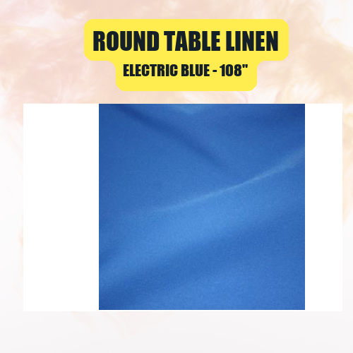 Round Table Linen 108" | Floor-Length Fit for 48" Round Tables | 40+ Color Options - Image 18